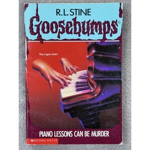Vintage Goosebumps Piano Lessons Can Be Murder R.L. Stine Paperback 1993 Book